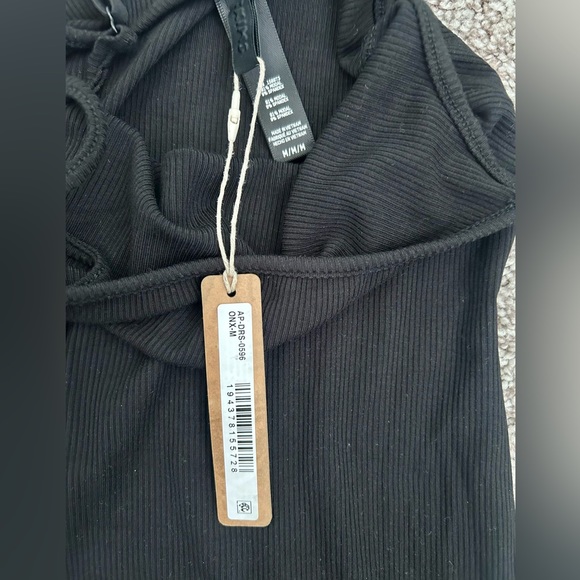 *SKIMS Soft Lounge Slip Dress Onyx Medium O-6 - Picture 8 of 10